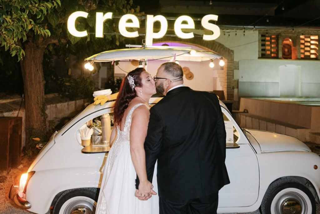 Best crep foodtruck for weddings in barcelona and Catalunya